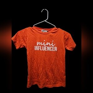Next Level Apparel Orange Mini Influencer Kids T-Shirt